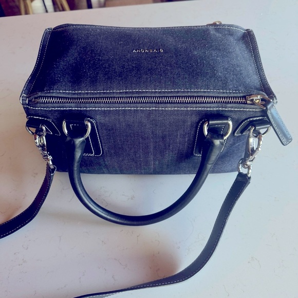 GIVENCHY “Pandora” Denim/Leather Bag Excellent condition!! Size Medium - Picture 7 of 13